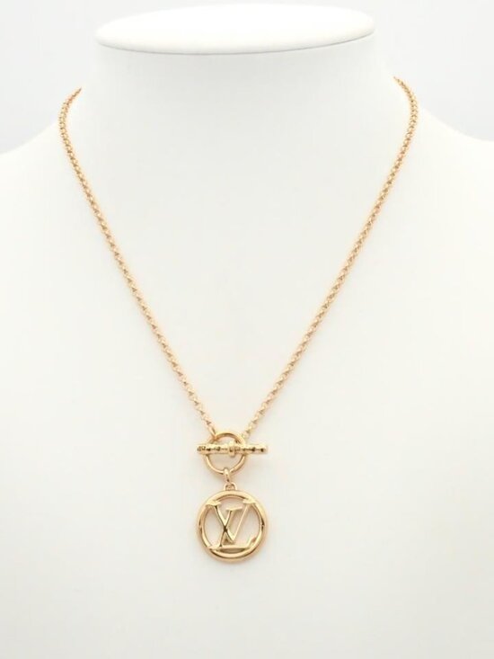 Louis Vuitton Jewelry - LV Necklace ~18.5" in Dustbag